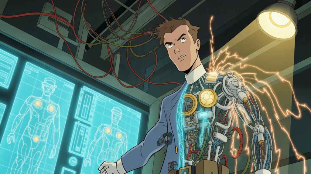 Did Inspector Gadget Choose to Become a Cyborg?
