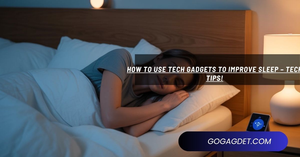 How To Use Tech Gadgets To Improve Sleep​ – Tech Tips!