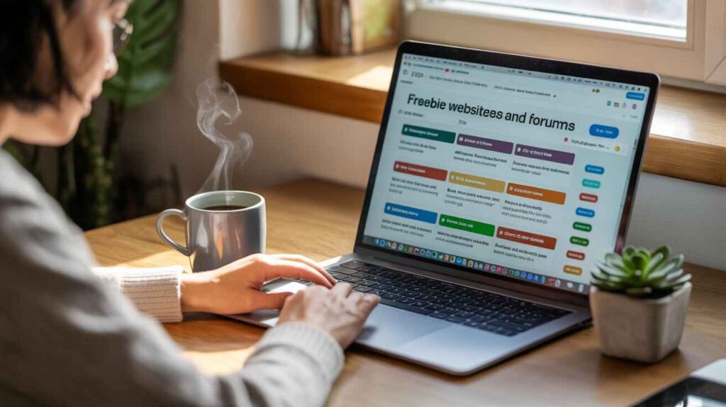 Visit Freebie Websites and Forums